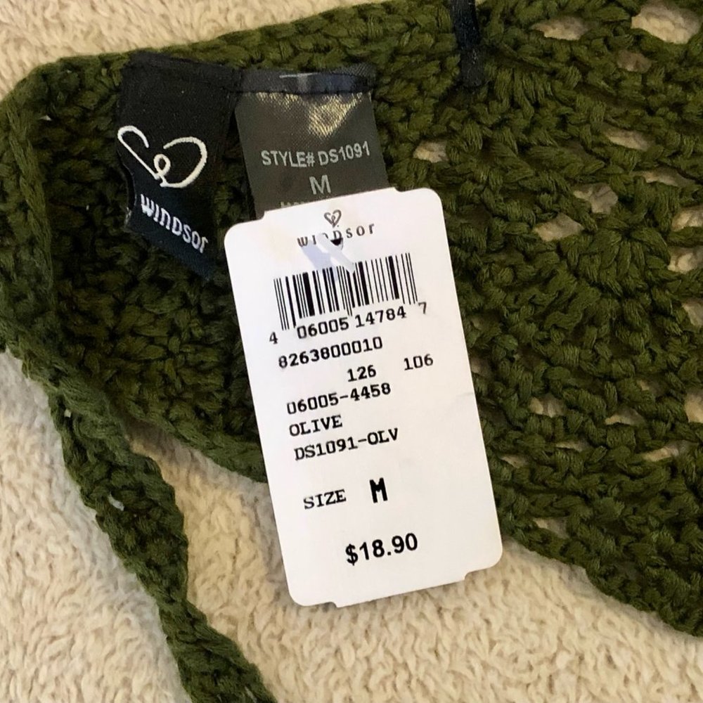 Windsor Store Women's Olive Green Bikini Top - Medium - Brand New with Tags - Picture 4 of 11